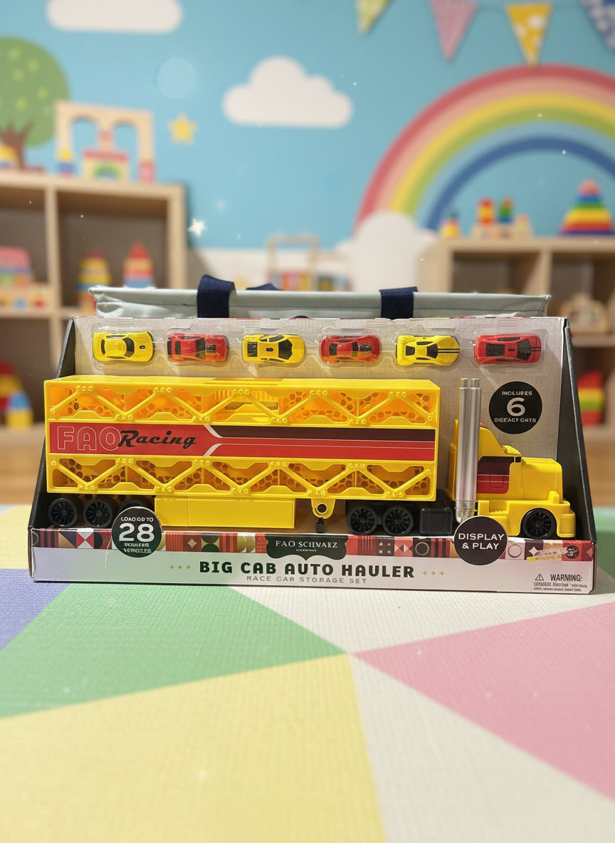 Semi truck toy car hauler